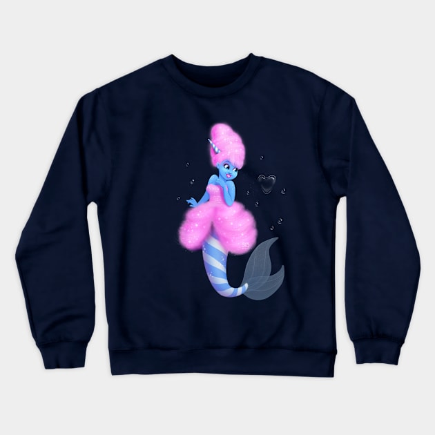 Cotton Candy Mermaid Crewneck Sweatshirt by 513KellySt